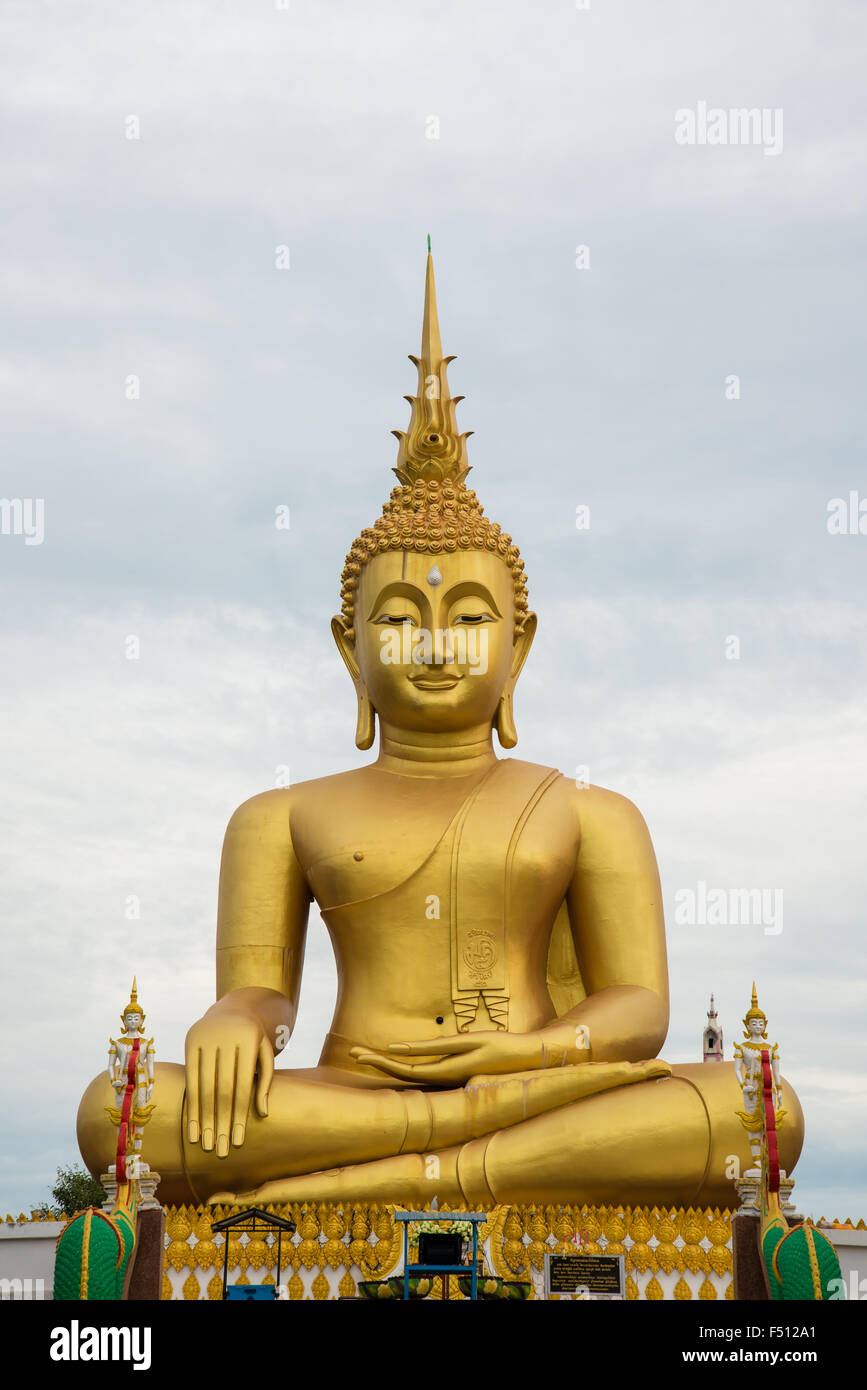 Buddha statue in the temple of Thailand Stock Photo - Alamy