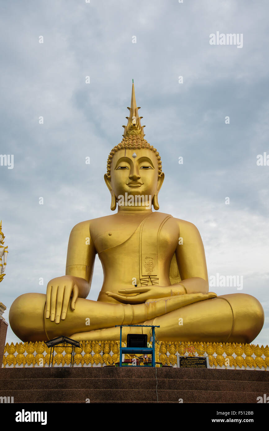 Buddha statue in the temple of Thailand Stock Photo - Alamy