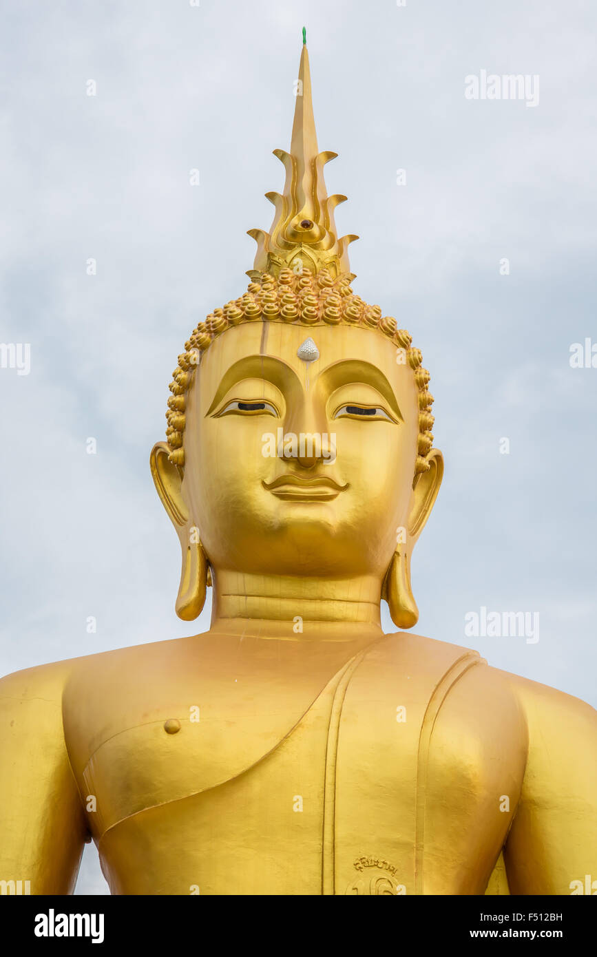 Buddha statue in the temple of Thailand Stock Photo Alamy
