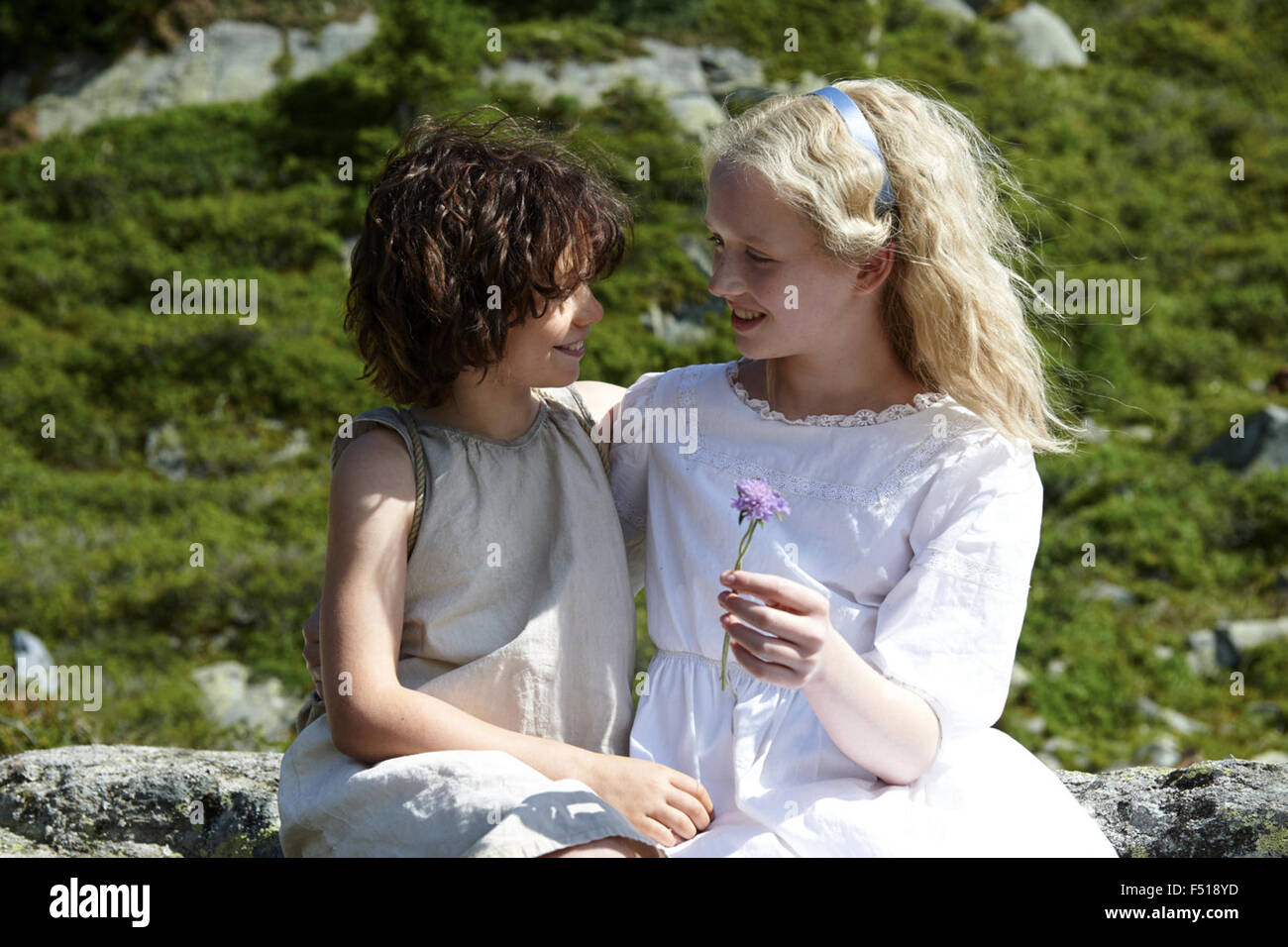 The film Heidi is set for release in December 2015.  This photograph is for editorial use only and is the copyright of the film company and/or the photographer assigned by the film or production company and can only be reproduced by publications in conjunction with the promotion of the above Film. A Mandatory Credit to the film company is required. The Photographer should also be credited when known. Stock Photo