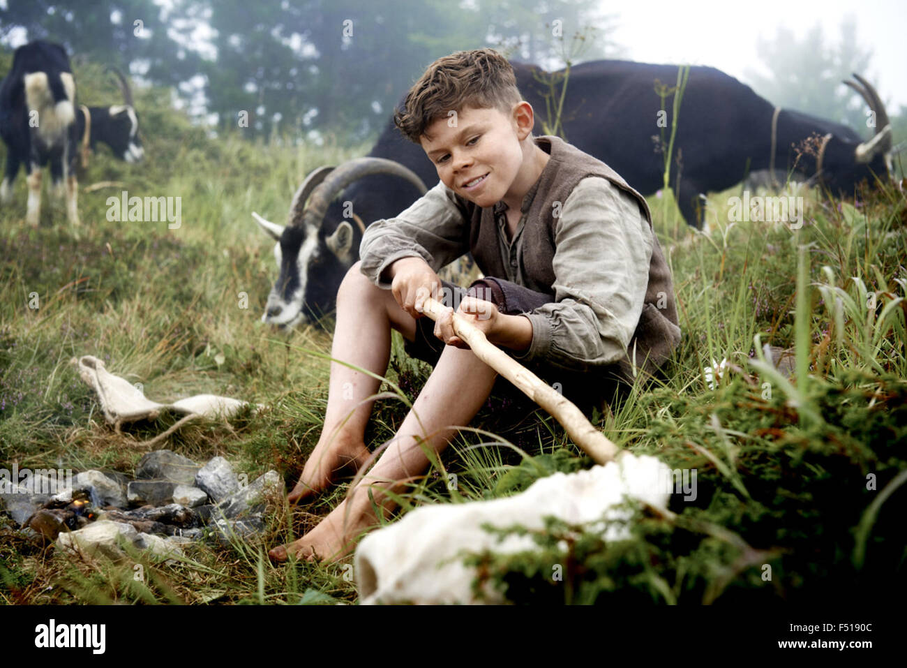 The film Heidi is set for release in December 2015.  This photograph is for editorial use only and is the copyright of the film company and/or the photographer assigned by the film or production company and can only be reproduced by publications in conjunction with the promotion of the above Film. A Mandatory Credit to the film company is required. The Photographer should also be credited when known. Stock Photo