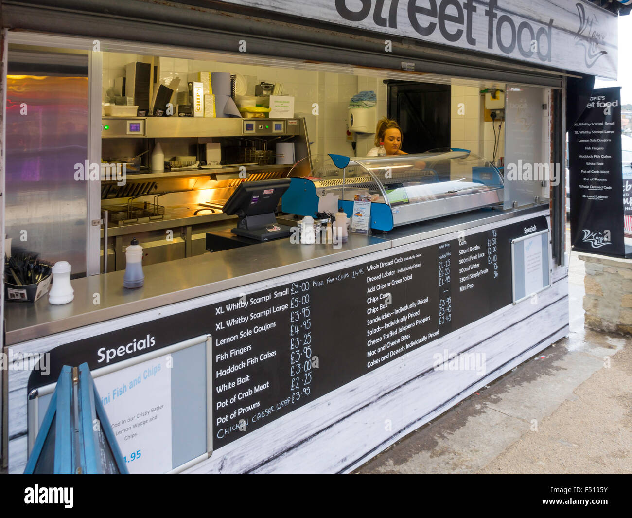 A Street Food bar set up by the famous Magpie Café in Whitby North