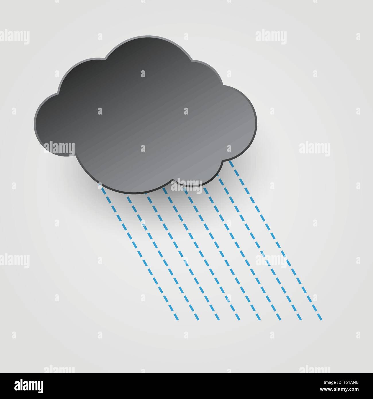 Rainy cloud icon Stock Vector Image & Art - Alamy