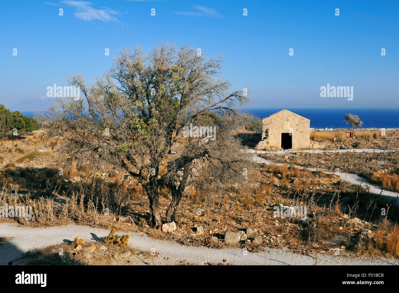 Rural Landscape In Kos Island - Greece Stock Photo