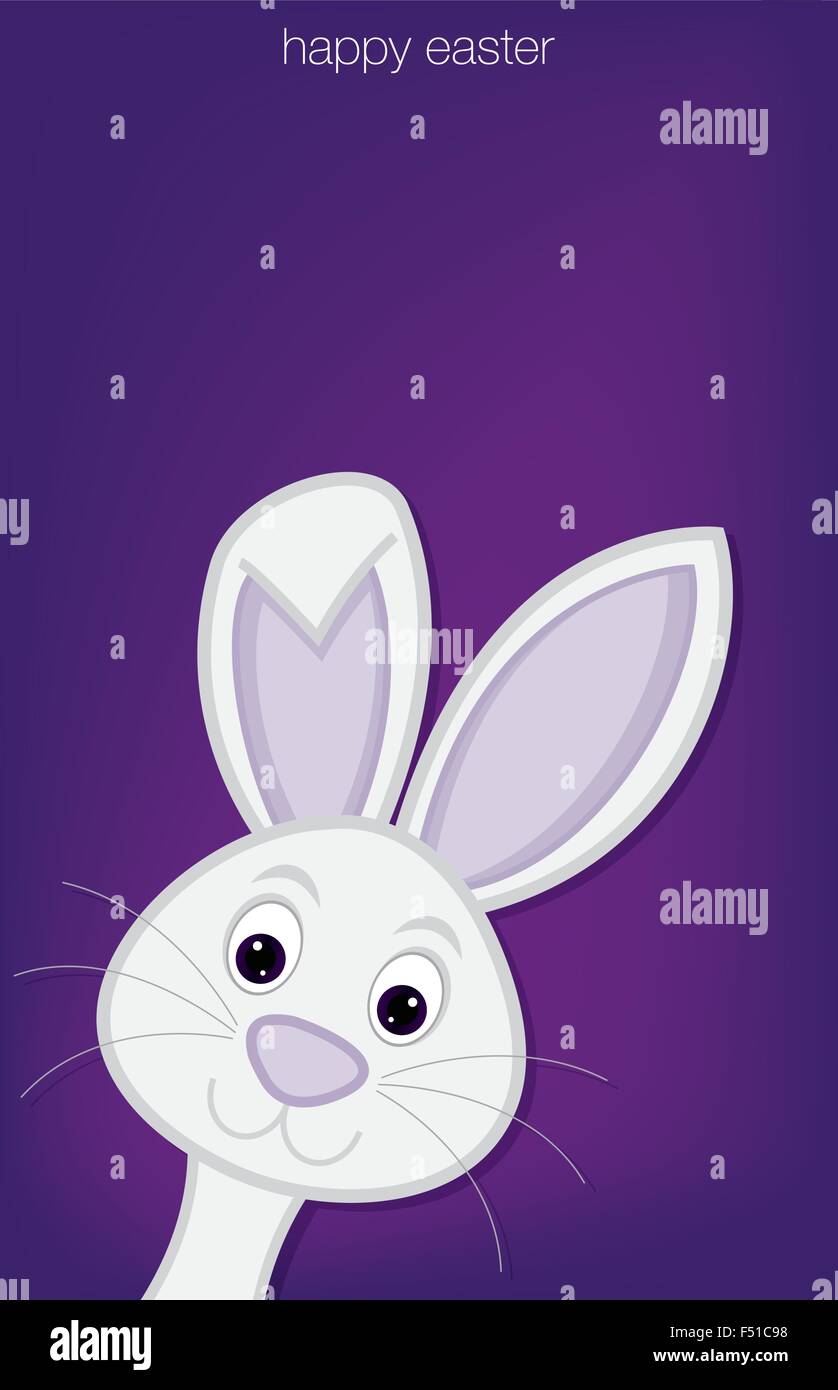 Hiding Easter Bunny card in vector format Stock Vector Image & Art - Alamy