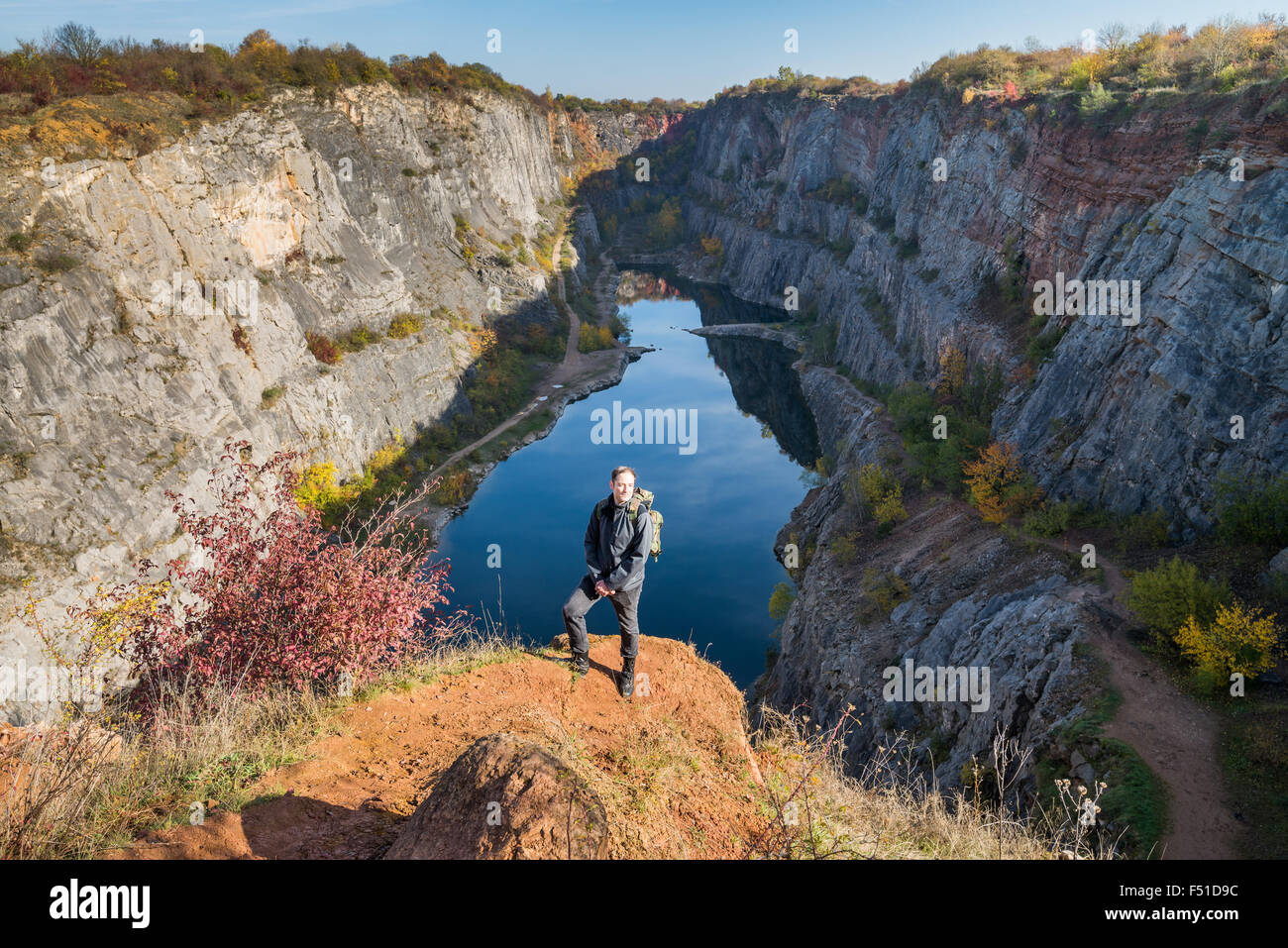 lom Velka Amerika, Morina, Cesky kras, Czech republic, Europe Stock Photo