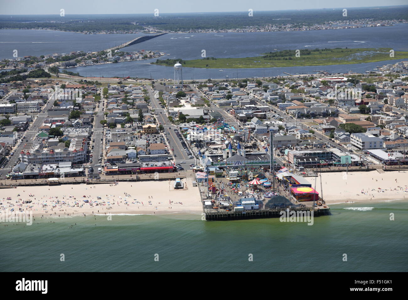 Aerial view of Lavalette, New Jersey Stock Photo Alamy