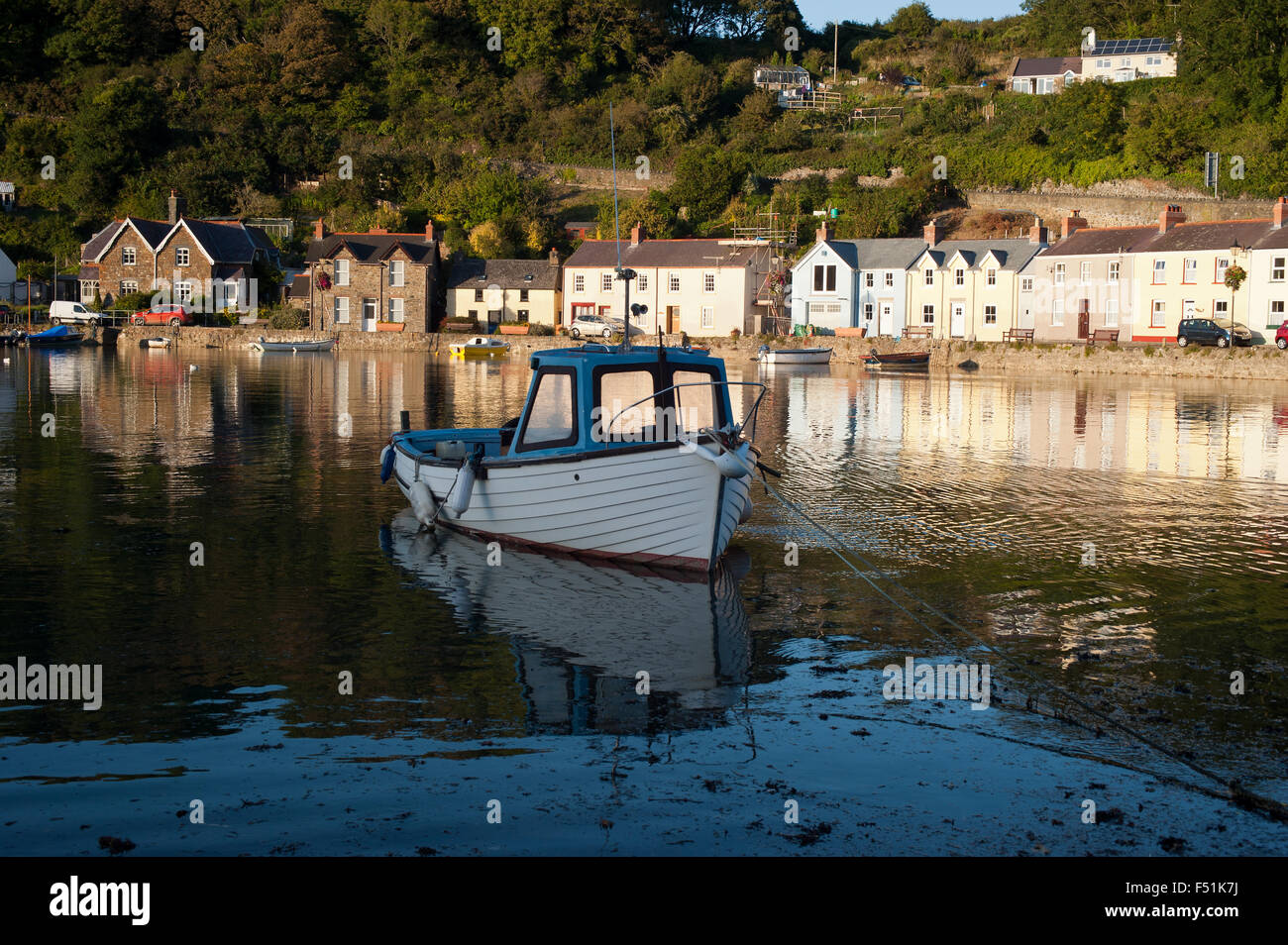 Fishguard old town harbour pembrokeshire west wales Stock Photo Alamy