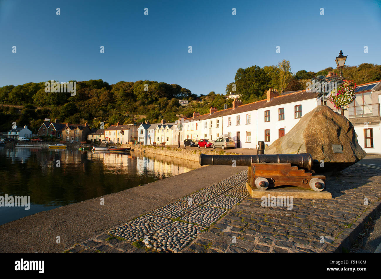 Fishguard old town harbour pembrokeshire west wales Stock Photo Alamy