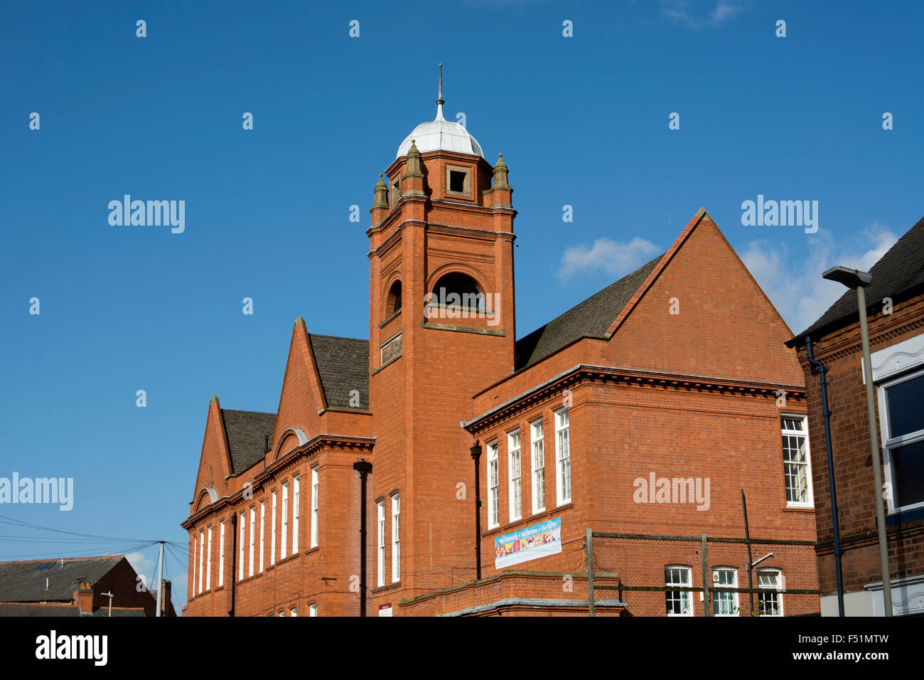 The former Mantle Road Board School (Fosse Neighbourhood Centre), Leicester, Leicestershire, England, UK Stock Photo