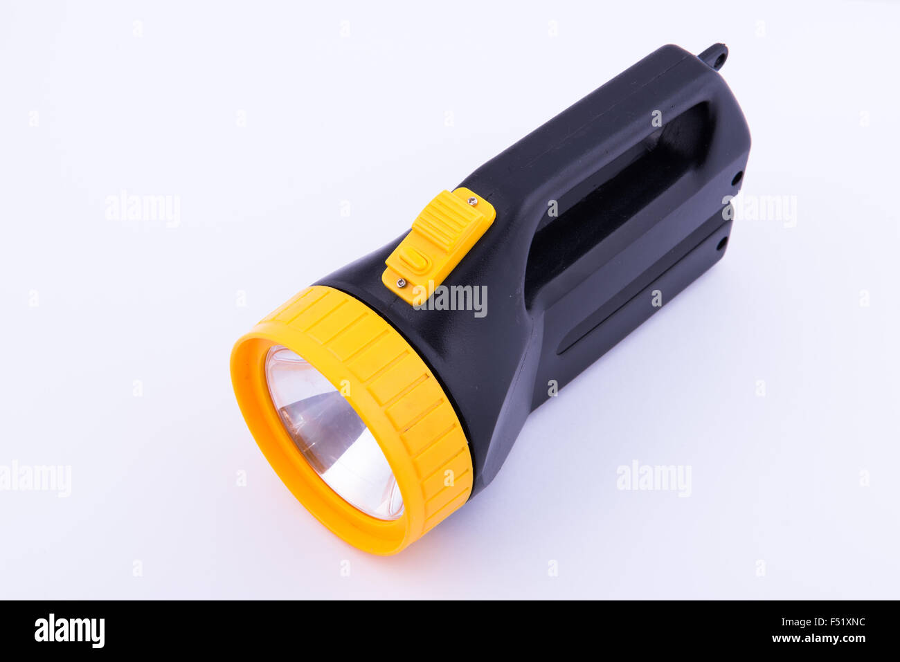 heavy duty torch on white background Stock Photo
