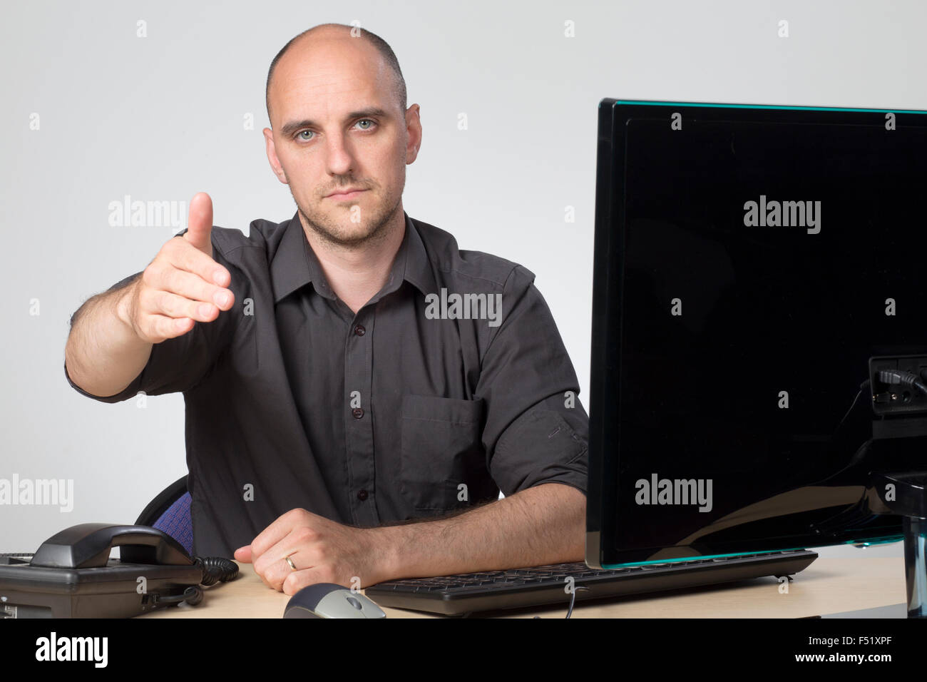 Shake my hand Stock Photo Alamy