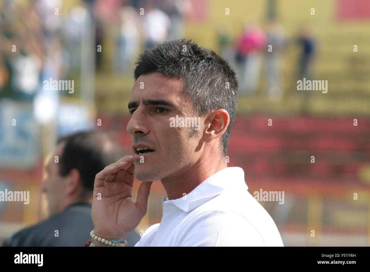 Naples, Italy. 26th Oct, 2015. Former Italy captain Fabio Cannavaro (not seen) has been named manager of Saudi Arabia champions Al-Nassr, according to reports. During his club career, Cannavaro won La Liga twice with Real Madrid, and the UEFA Cup with Parma, while also having stints with Juventus, Napoli and Inter Milan. In 2006, he won the Ballon d'Or. Read more at: https://tr.im/3V2cw Credit:  Salvatore Esposito/Pacific Press/Alamy Live News Stock Photo