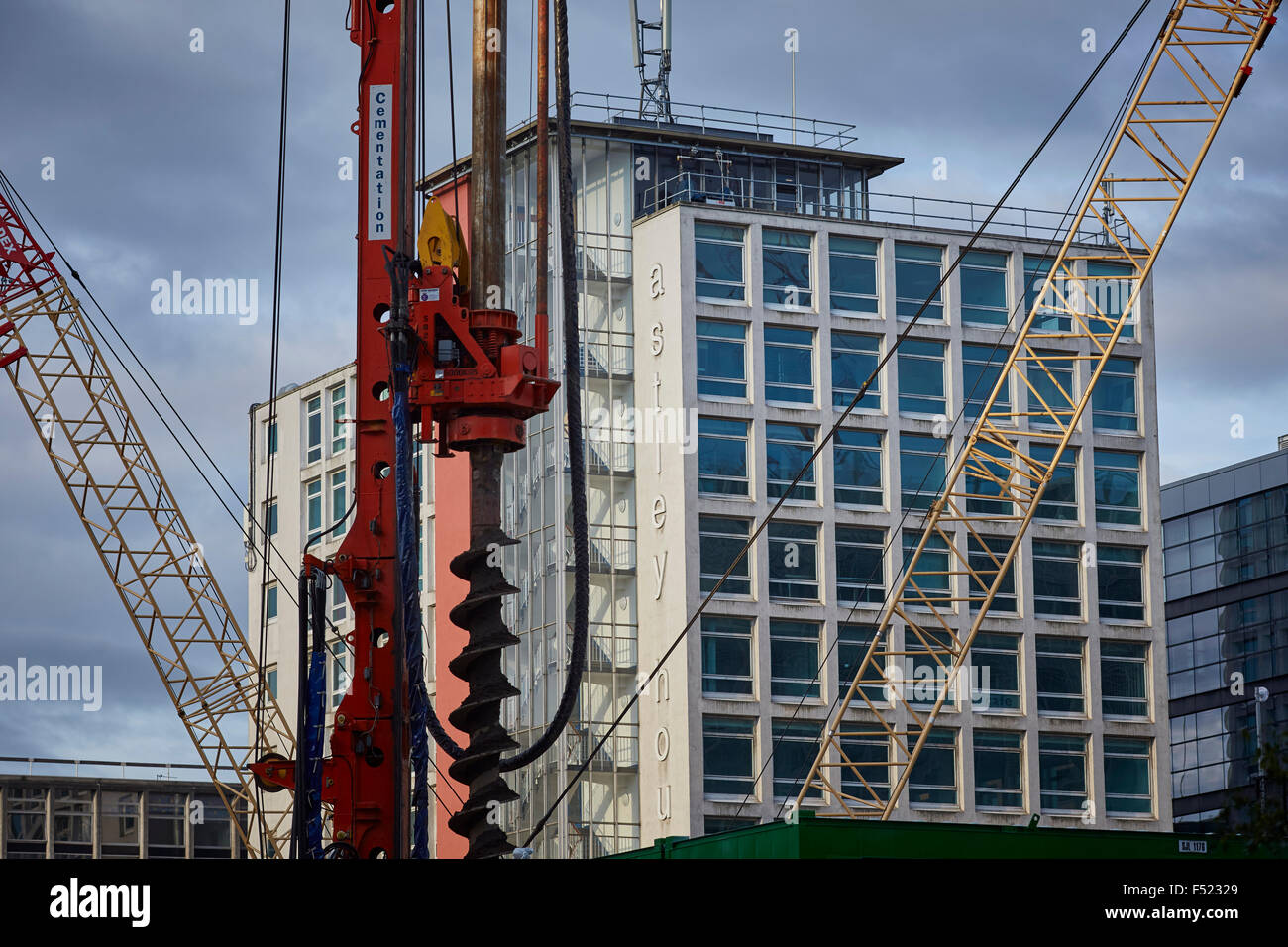 Astley House on Quay Street Manchester, this view is only possible