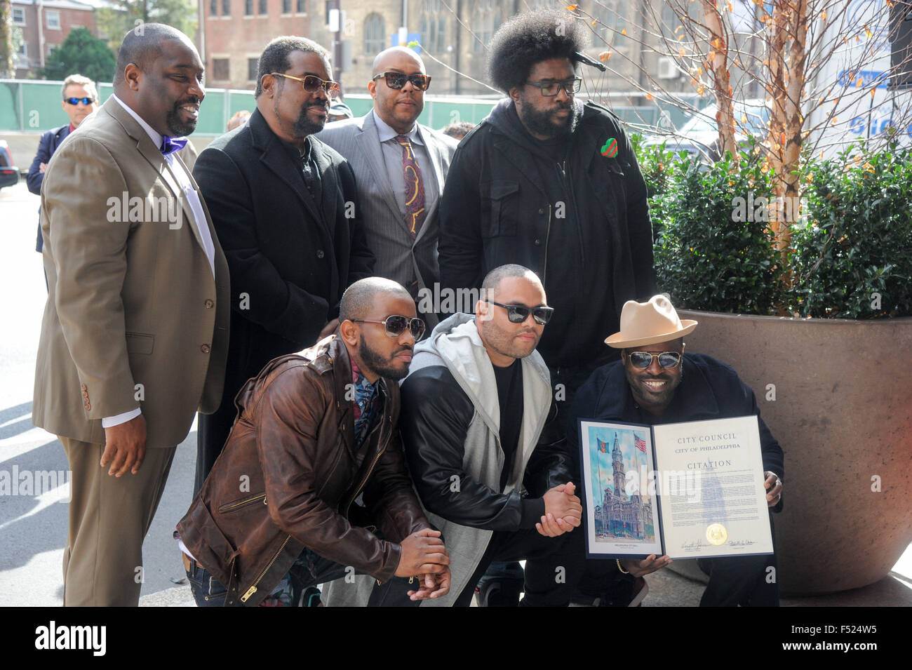 Chester, Pennsylvania, USA. 26th Oct, 2015. The Roots Band and ...