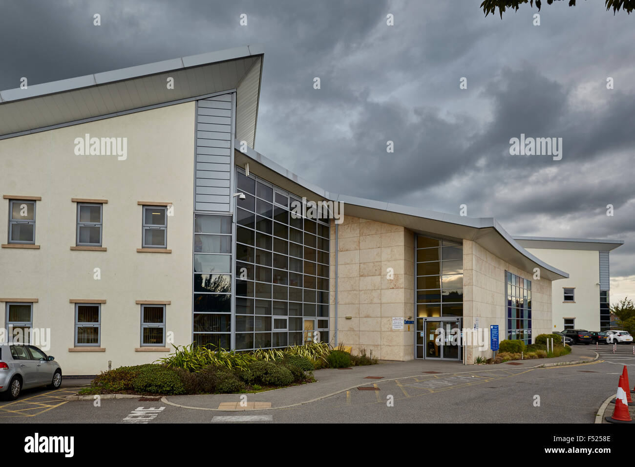 exterior of Wythenshawe hospital in Baguley former Baguley Sanatorium