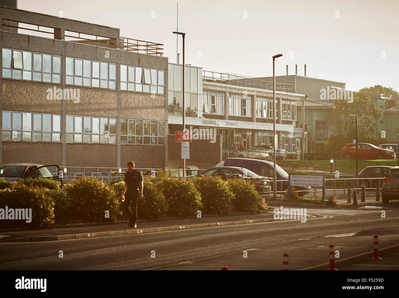 exterior of Wythenshawe hospital in Baguley former Baguley Sanatorium The University Hospital of