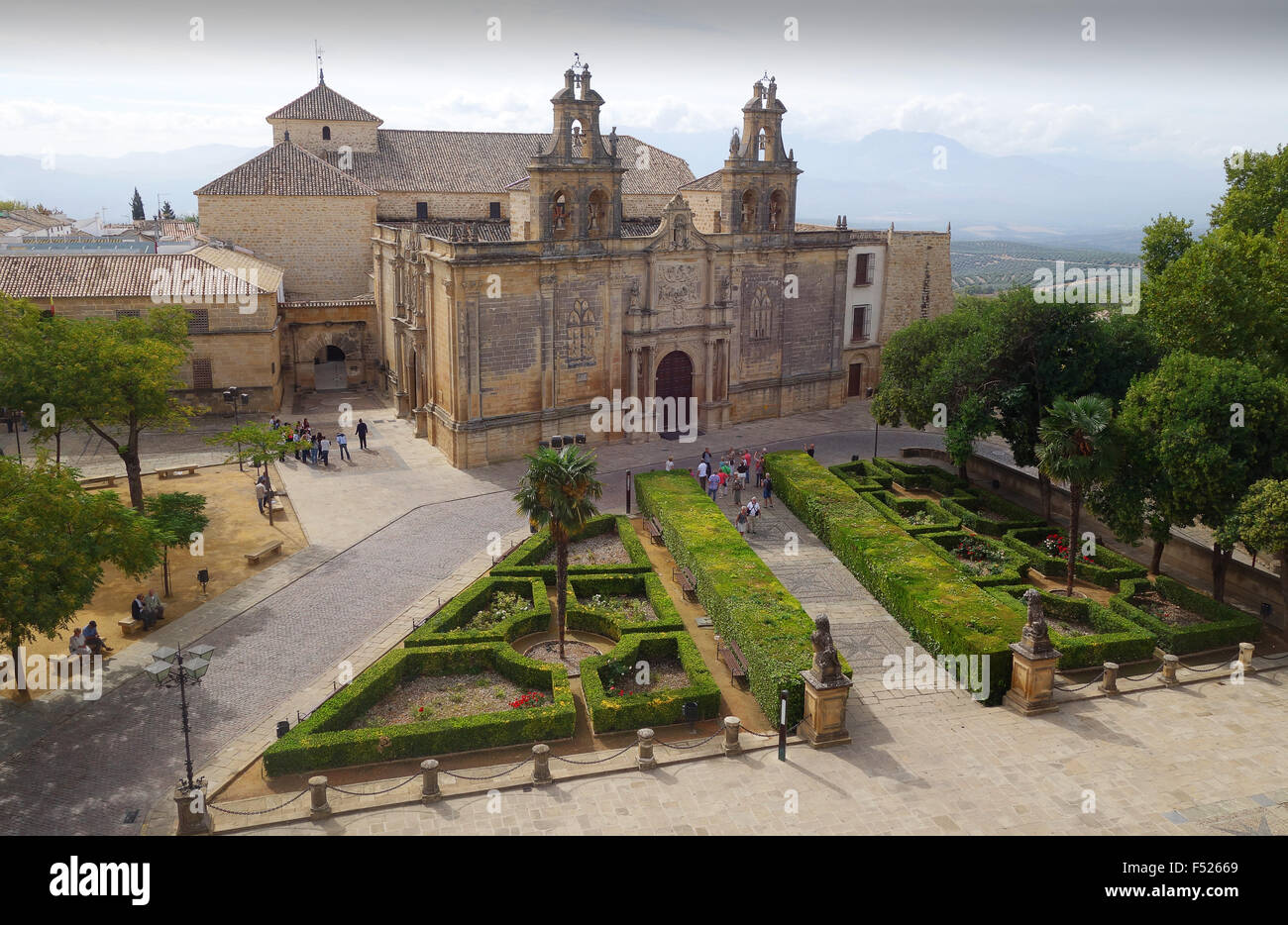 Church of Santa Maria de los Reales Alcazares in Ubeda, Andalusia, Spain Stock Photo