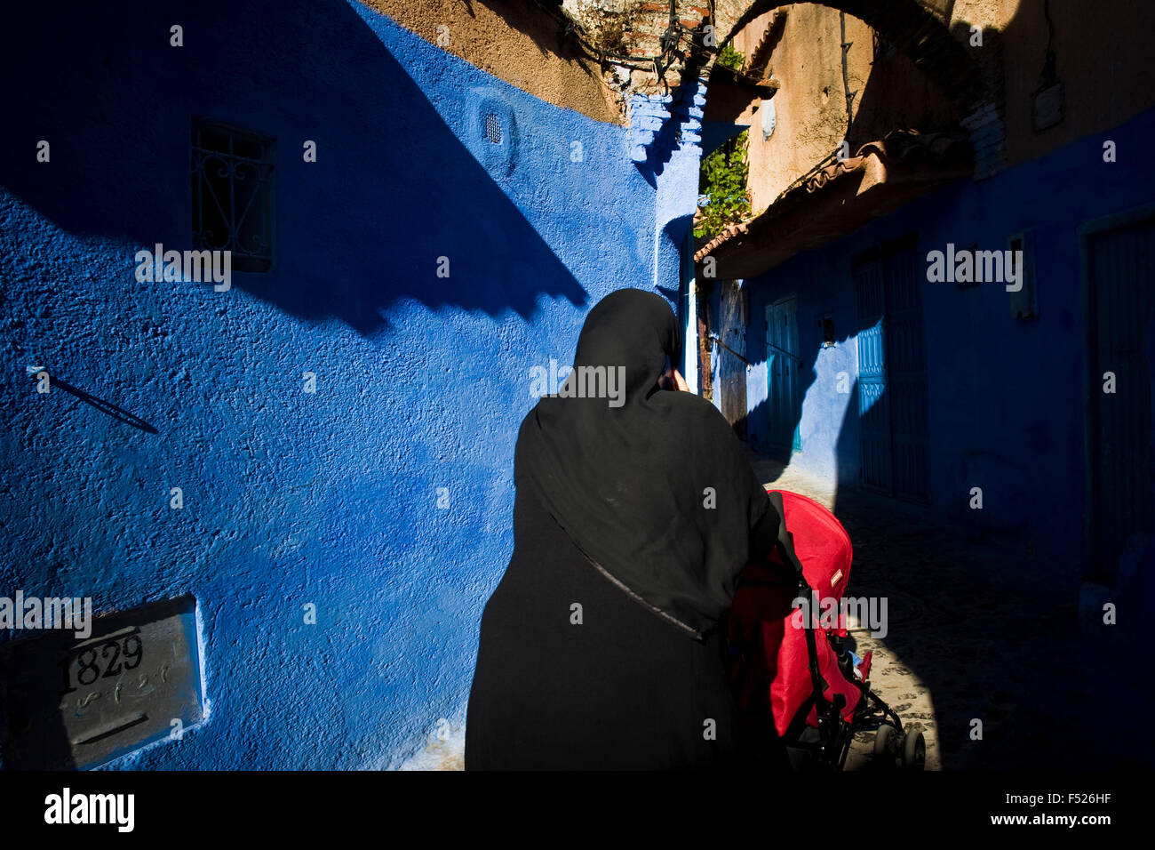 Morocco, Chefchaouen, daily life Stock Photo