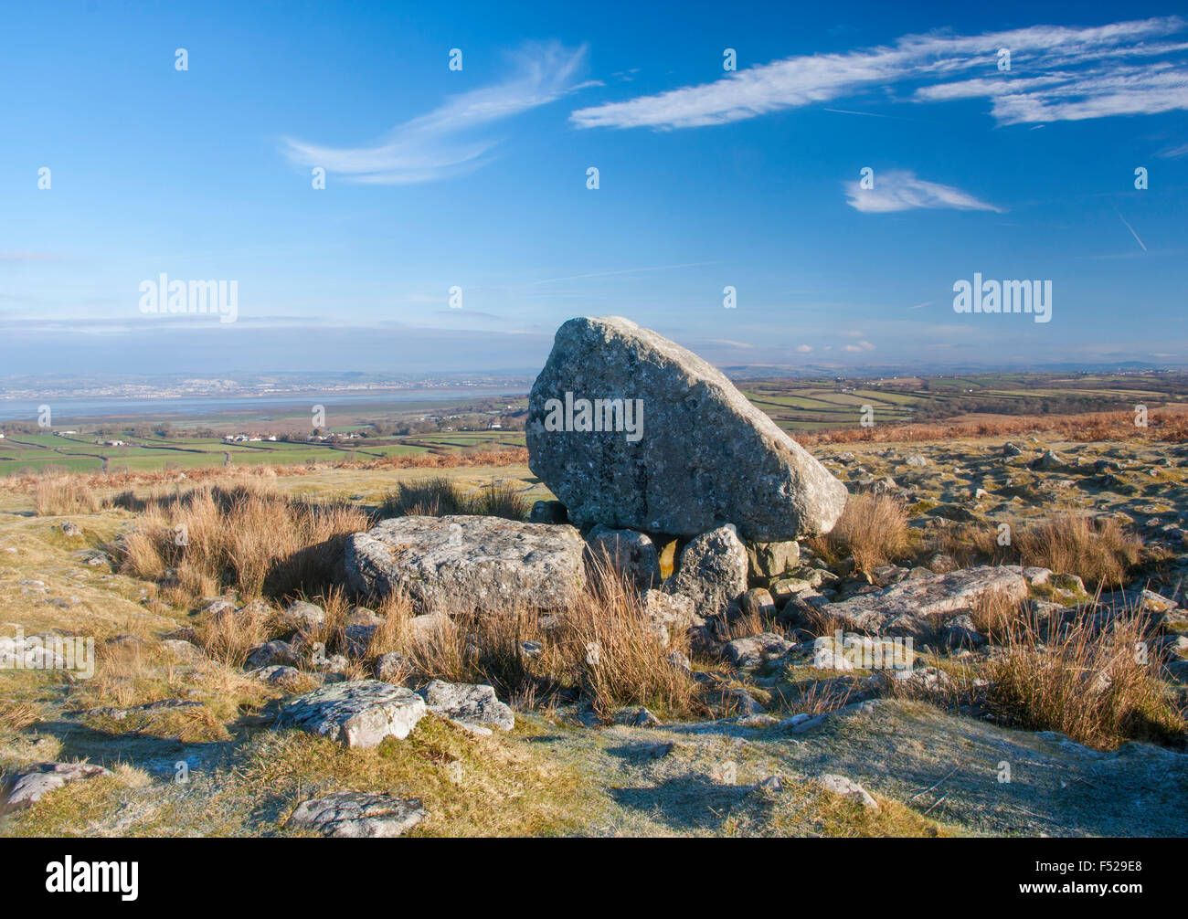 Arthur's Stone Maen Ceti Neolithic burial chamber on Cefn Bryn Near Reynoldston Gower Peninsula
