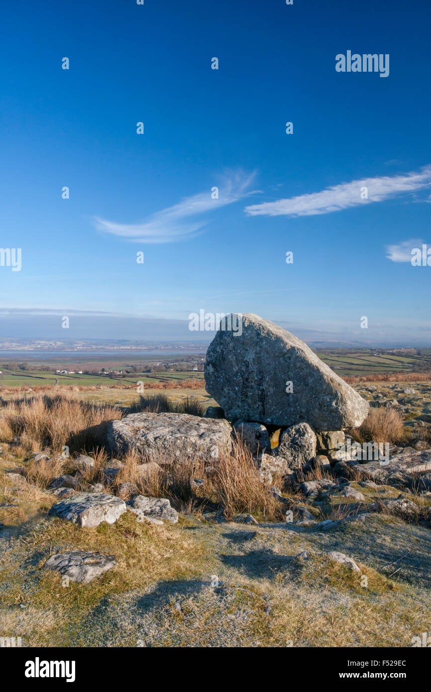 Arthur's Stone Maen Ceti Neolithic burial chamber circa 2500 BC Cefn