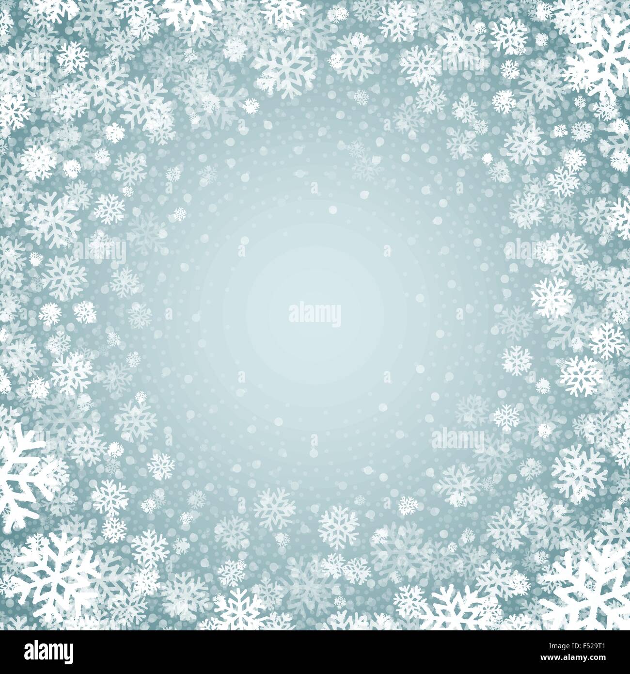 Blue background with snowflakes. Vector illustration Stock Vector Image ...