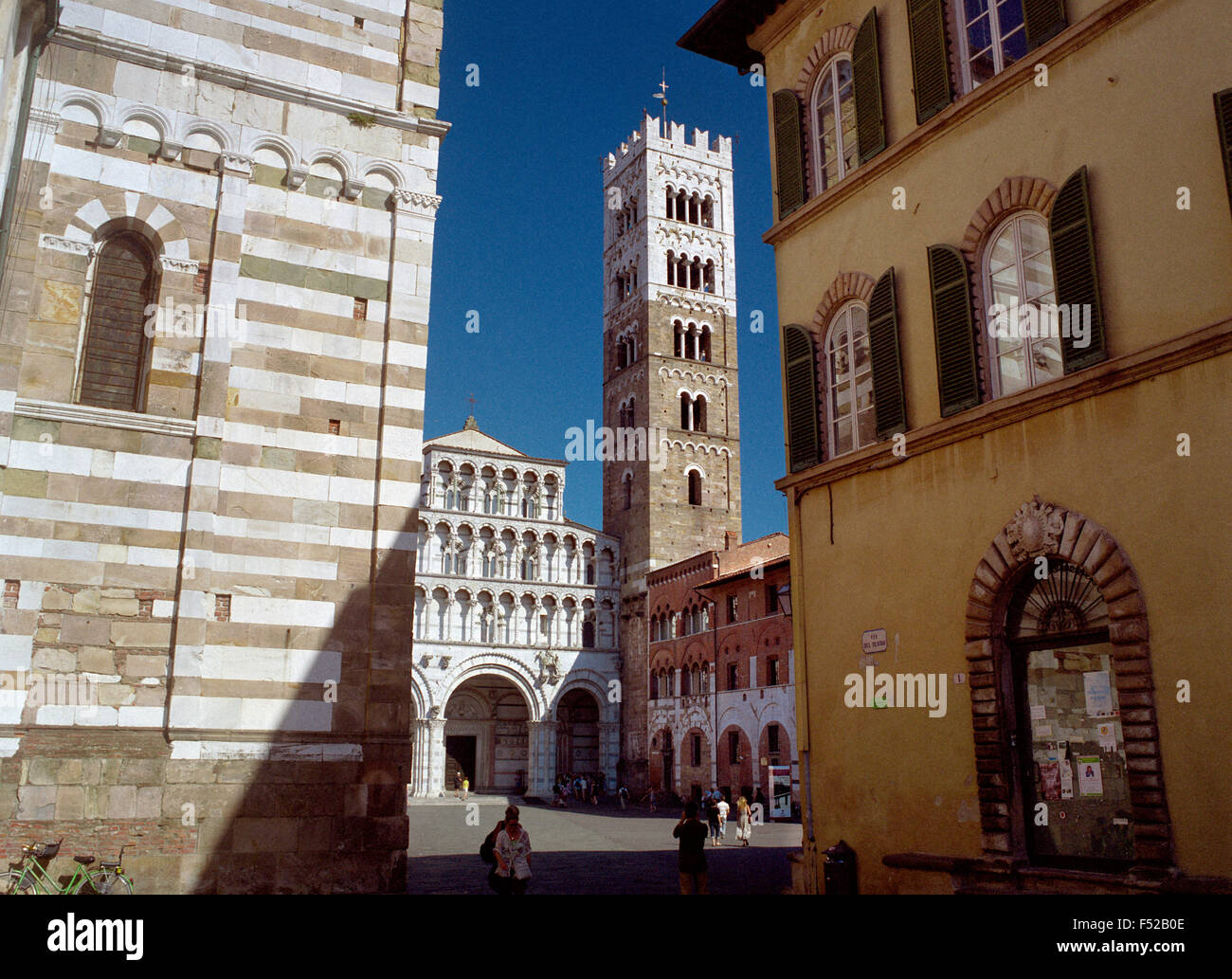 Italy, Tuscany, Lucca, Cathedral of San Martino Stock Photo