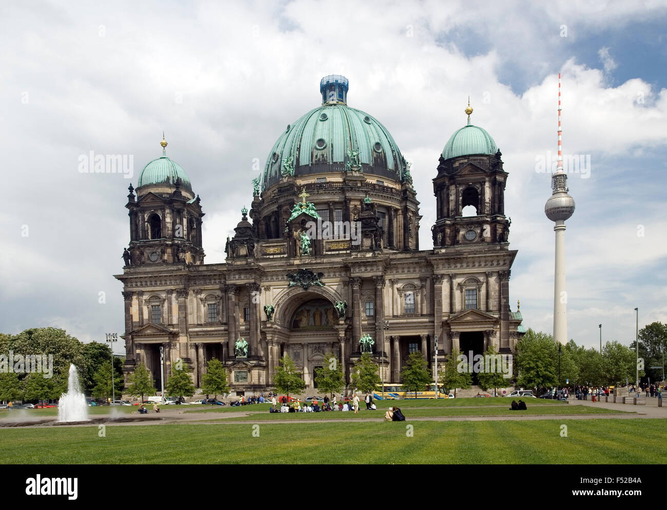 Berlin cathedral dom church germany europe Stock Photo