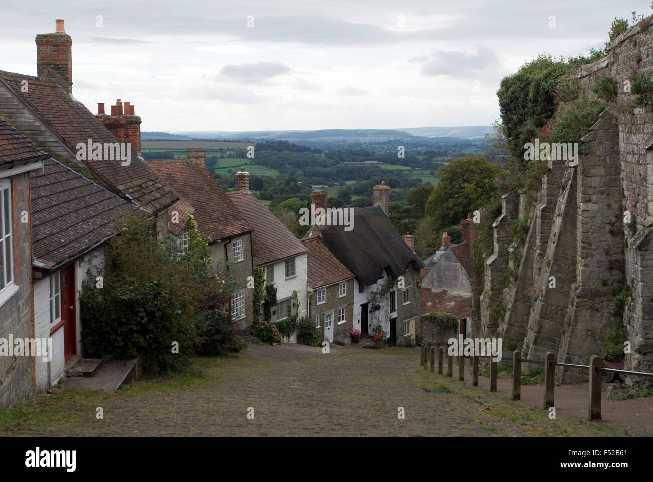 Gold Hill Shaftesbury Dorset England Europe Stock Photo Alamy