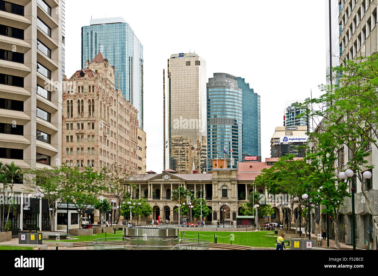 Australia, Brisbane, Post Office Square Stock Photo Alamy
