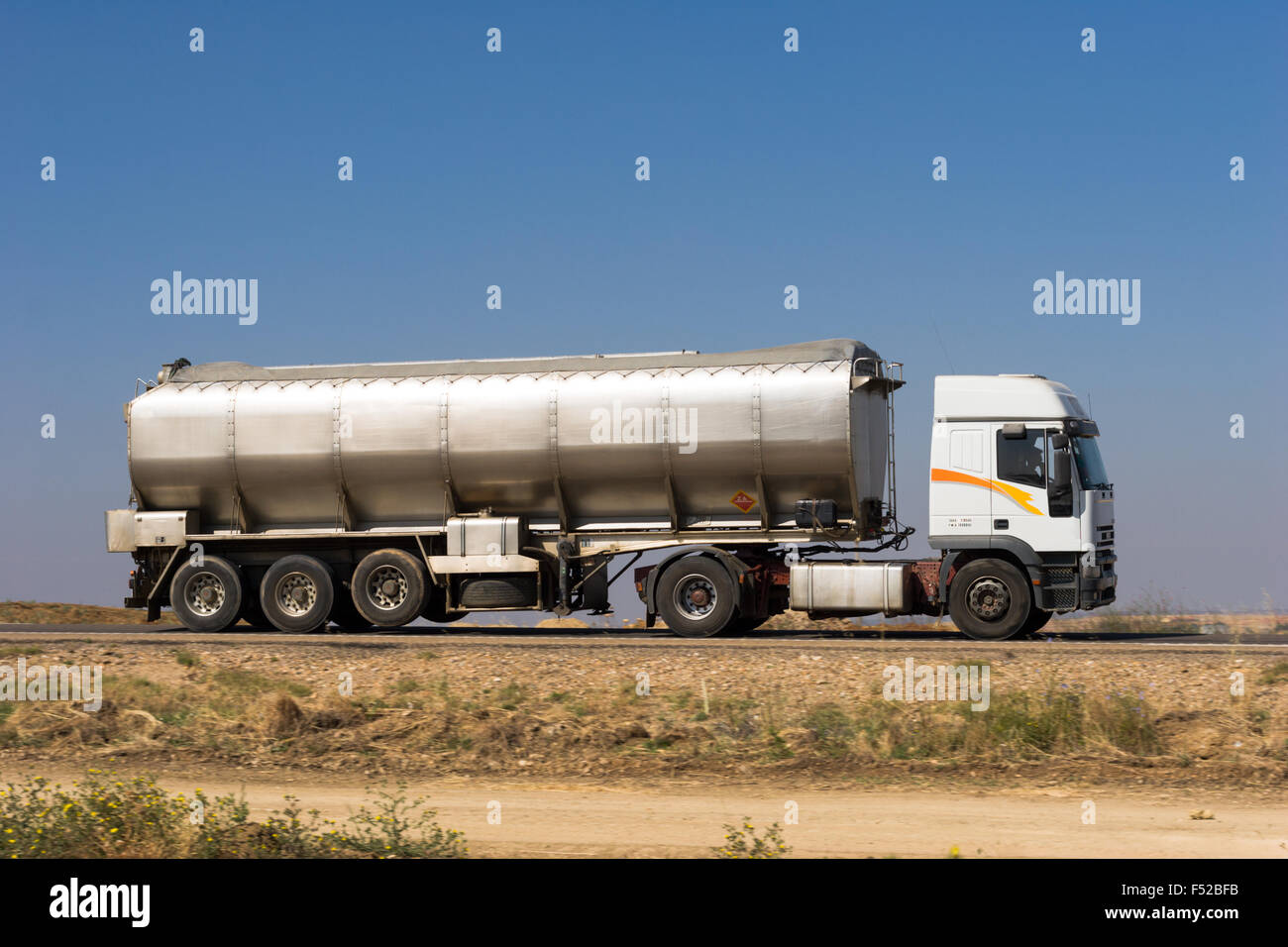 Truck grain transportation Stock Photo Alamy