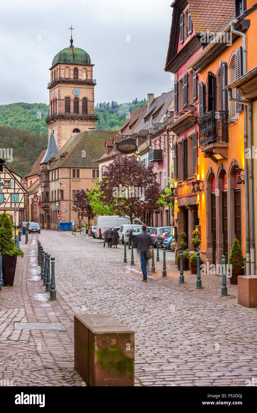 Kaysersberg, Haut-Rhin, Alsace, France, Europe Stock Photo
