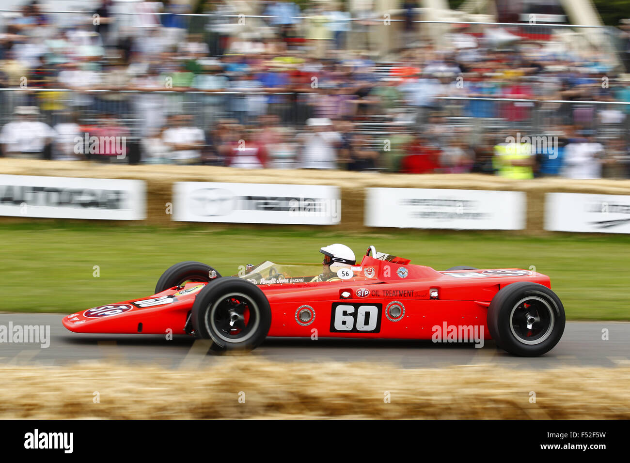 Racing car, Goodwood Festival of speed in 2011, formula racing cars, the 70s, Stock Photo