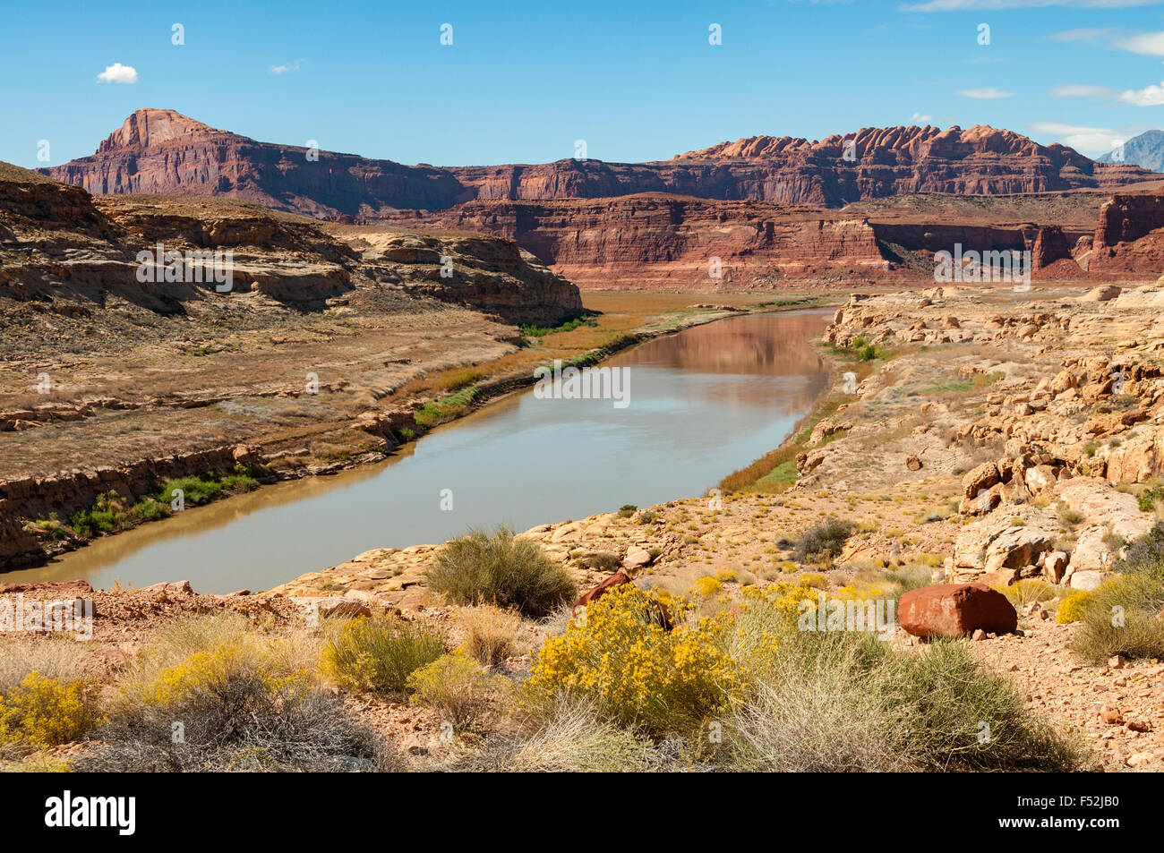 Colorado River, Glen Canyon Recreation Area, Utah, USA Stock Photo
