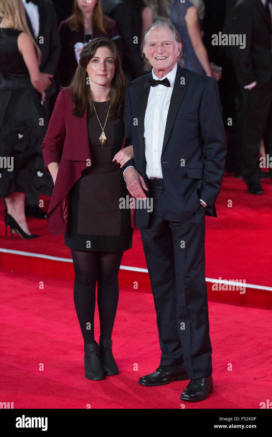 London, UK. 26th Oct, 2015. Actor David Bradley attending the premiere. CTBF Royal Film Performance, World Premiere of the new James Bond film 'Spectre' at the Royal Albert Hall. Credit:  Vibrant Pictures/Alamy Live News Stock Photo