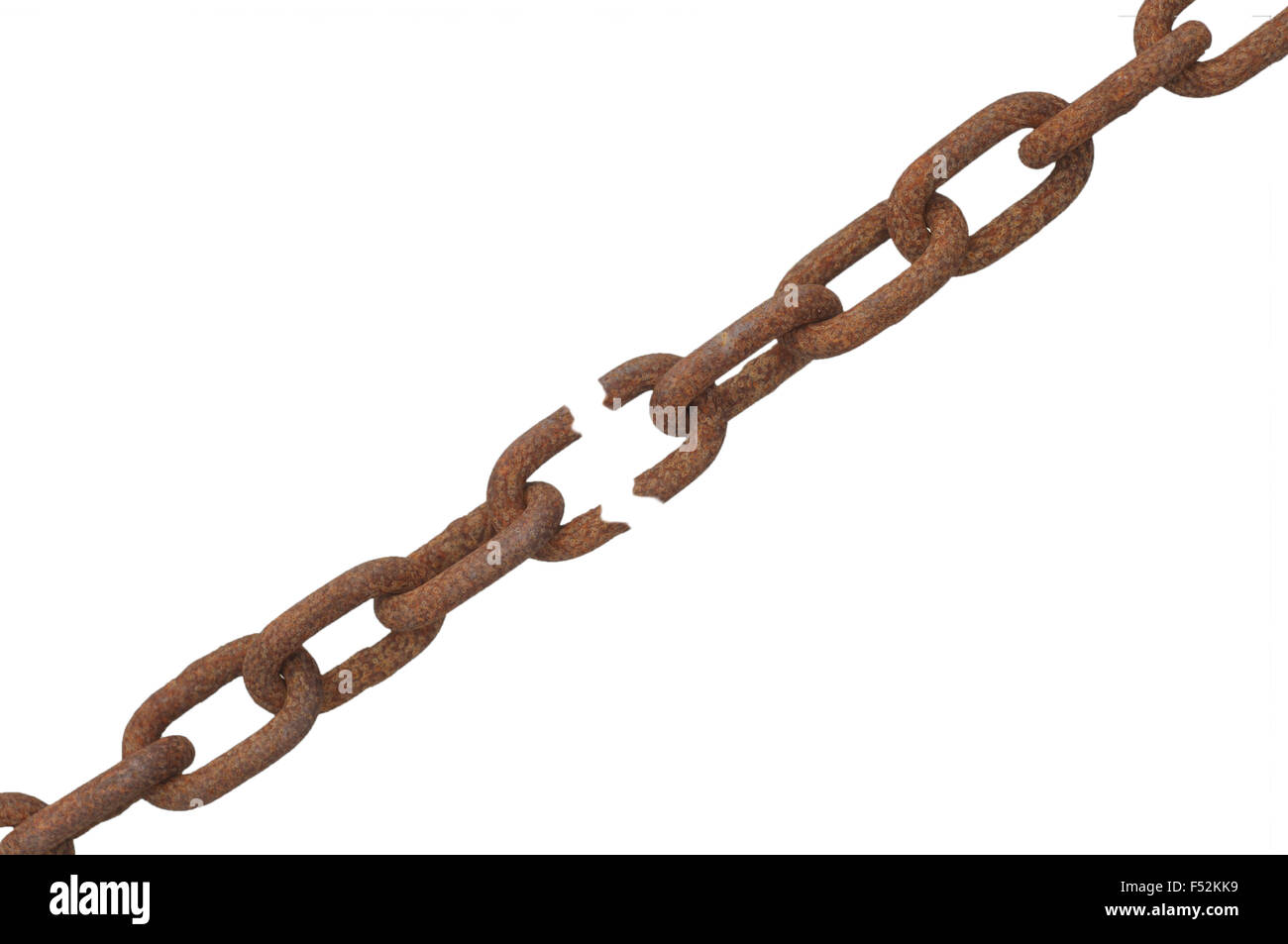 Chain with a broken link hires stock photography and images Alamy
