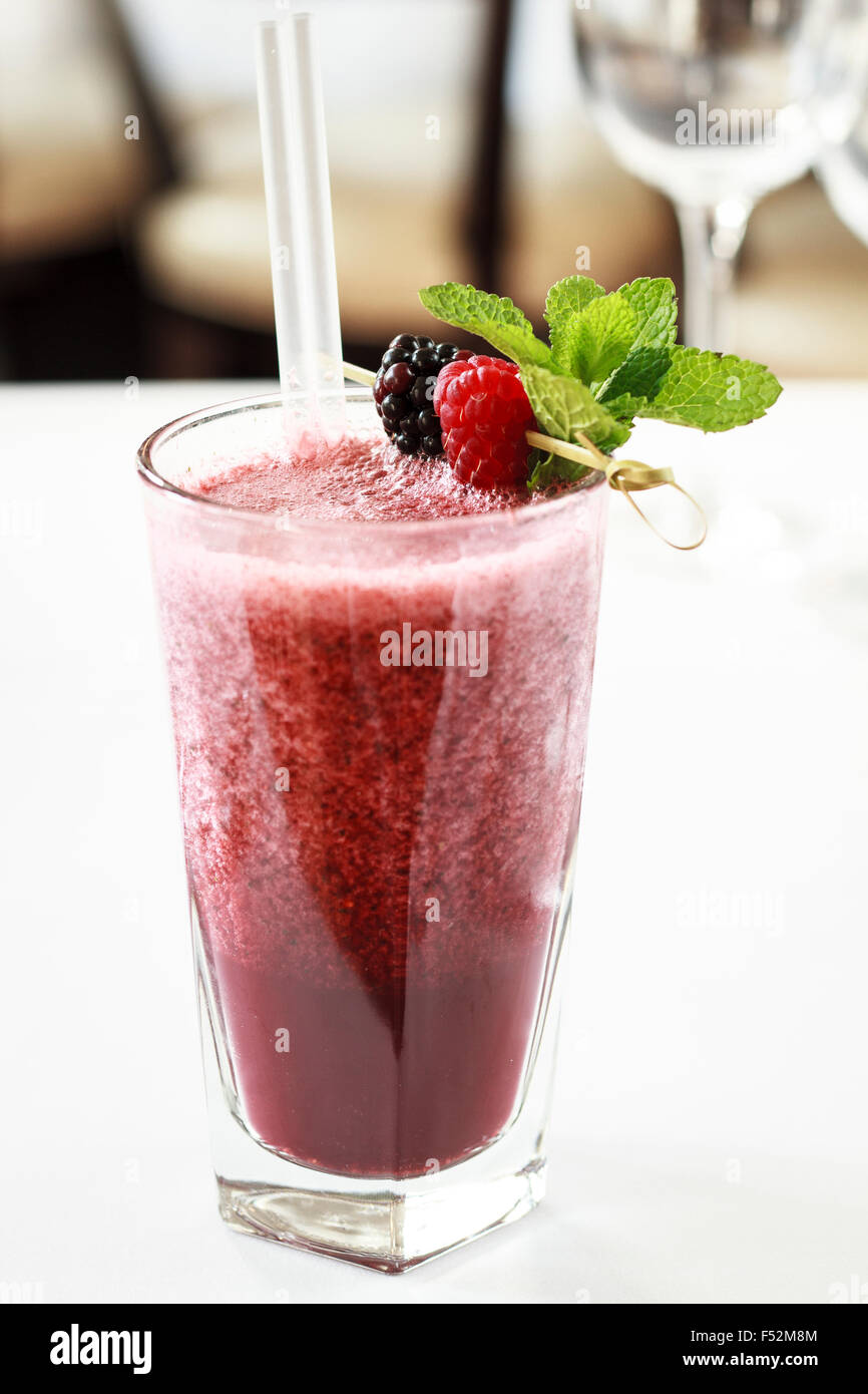 Mixed berry juice with Strawberries, raspberries, blueberries