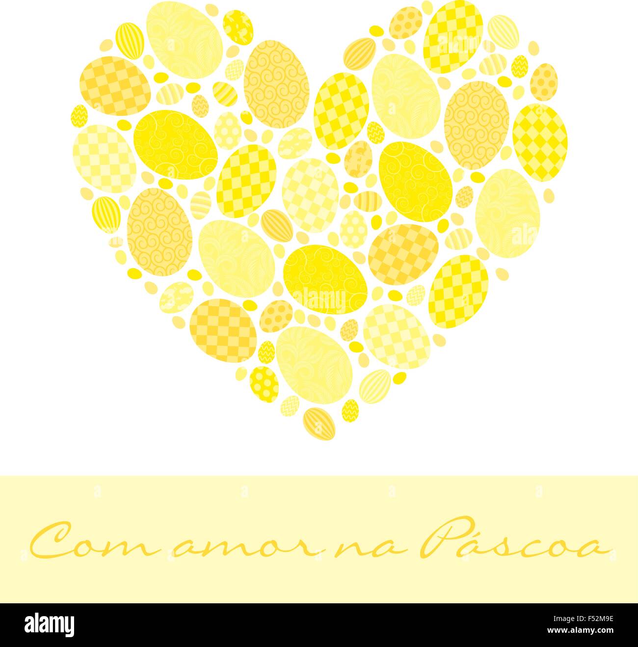Heart made of Easter eggs in vector format Stock Vector Image & Art - Alamy