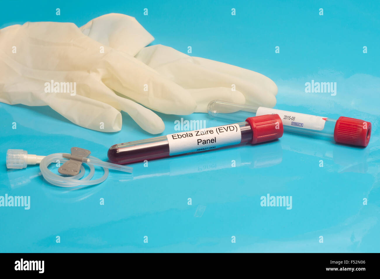 Ebola Zaire blood test panel lab sample