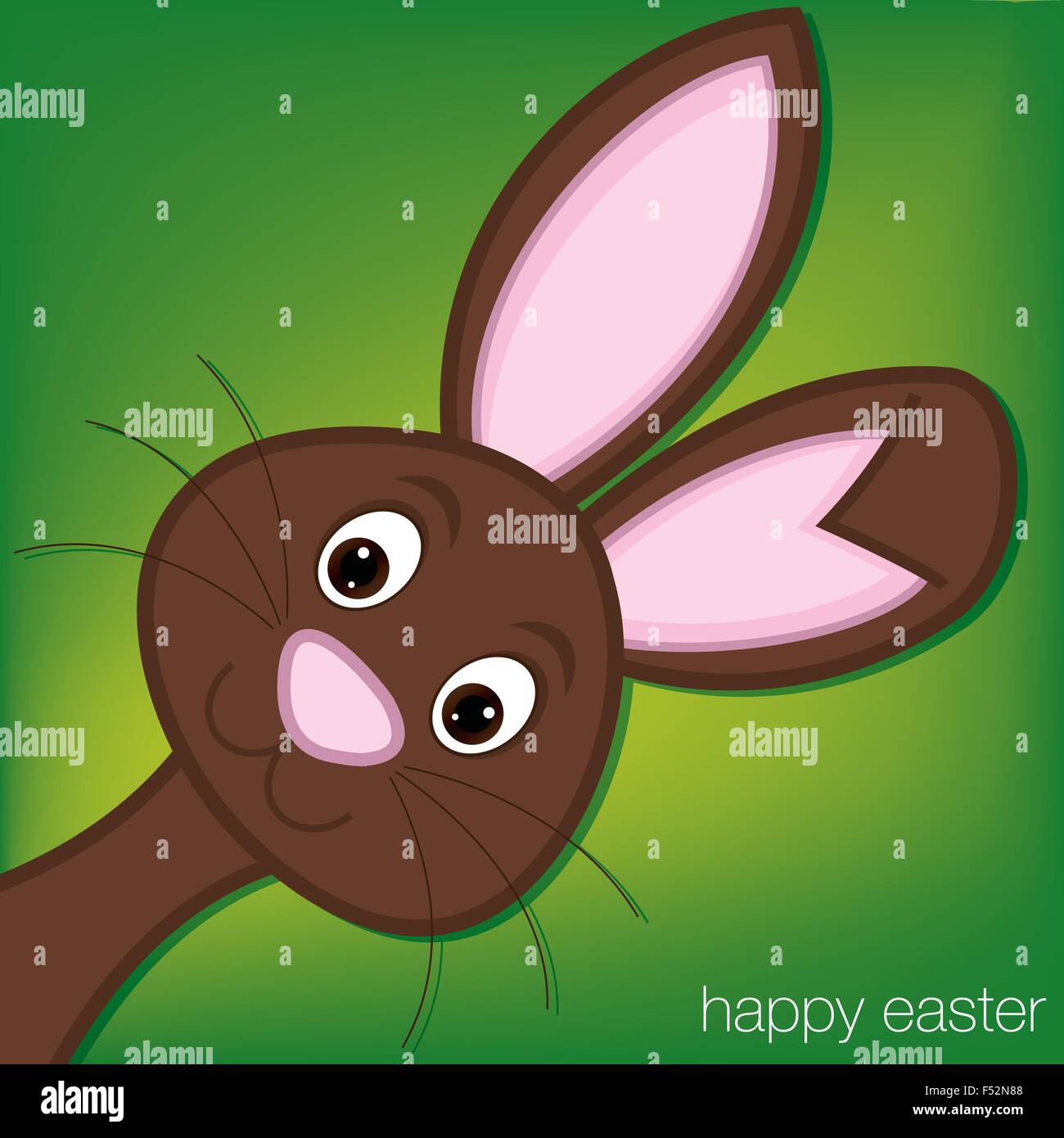 Hiding Easter Bunny card in vector format Stock Vector Image & Art - Alamy