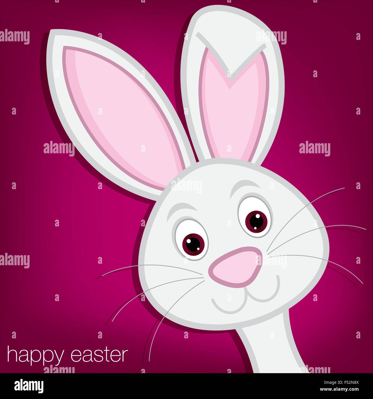 Hiding Easter Bunny card in vector format Stock Vector Image & Art - Alamy