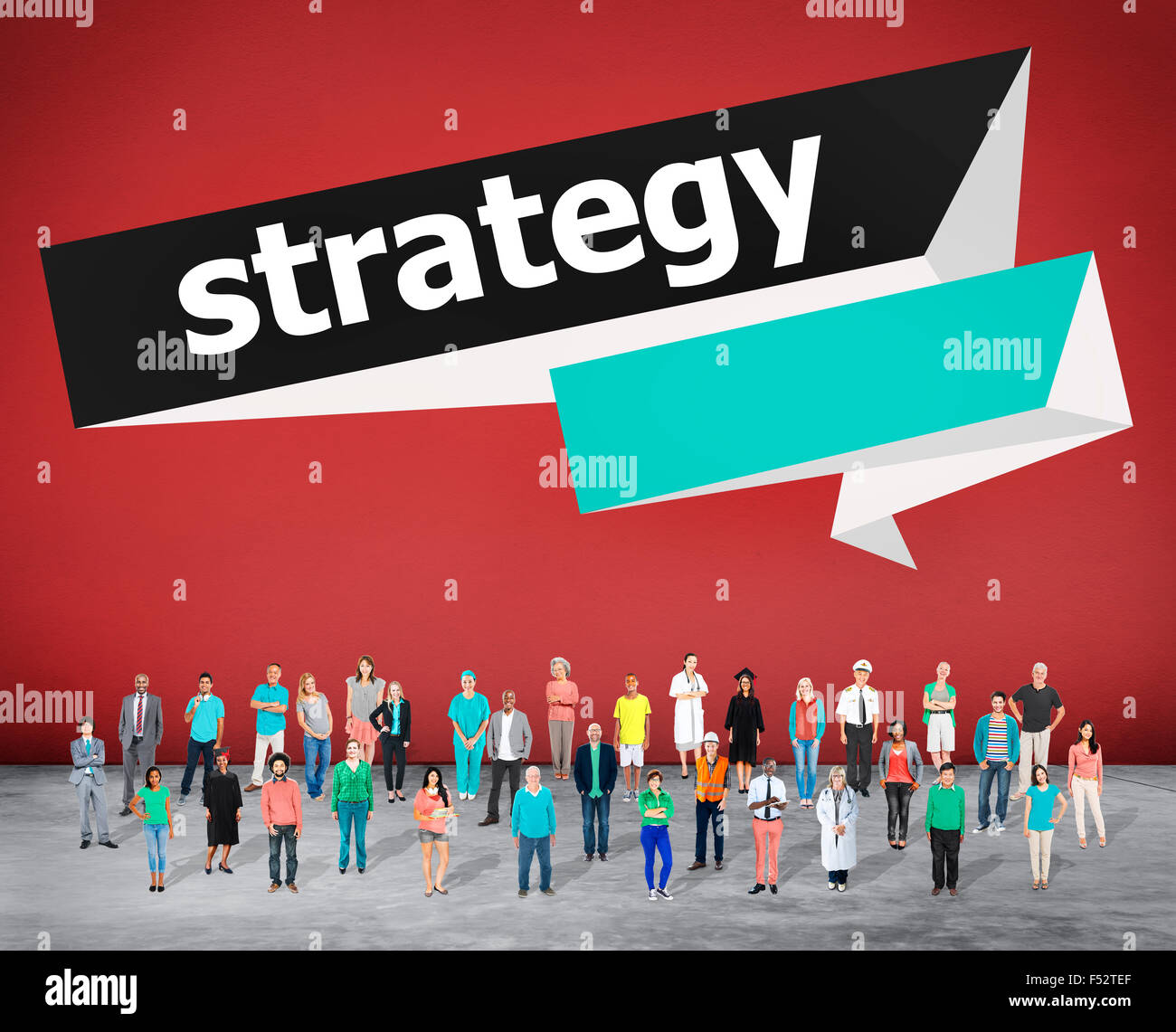 Strategy Planning Solution Tactics Vision Direction Concept Stock Photo