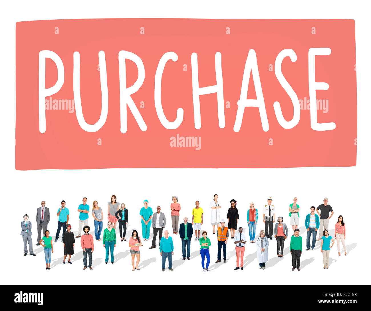Purchase Marketing Retail Shopping Buying Concept Stock Photo