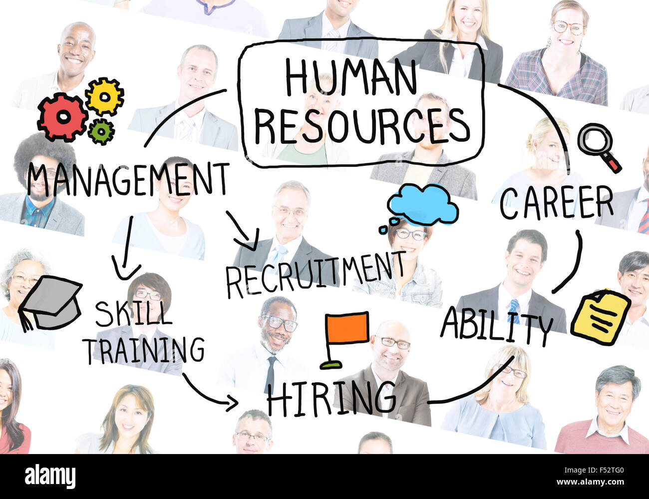Human Resource Hiring Recruiter Select Career Concept Stock Photo