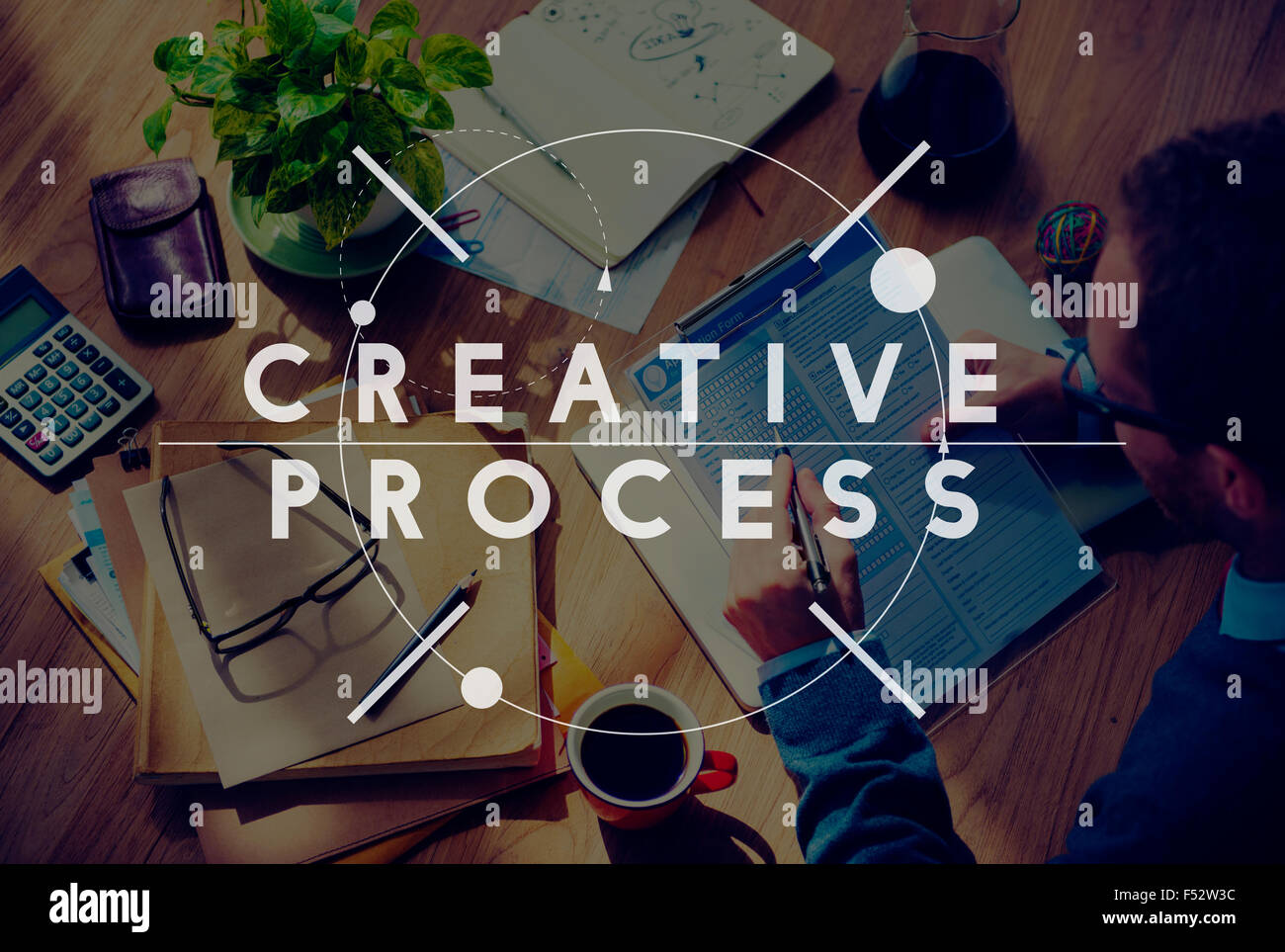 Creative Process Creativity Design Innovation Imagination Concept Stock ...
