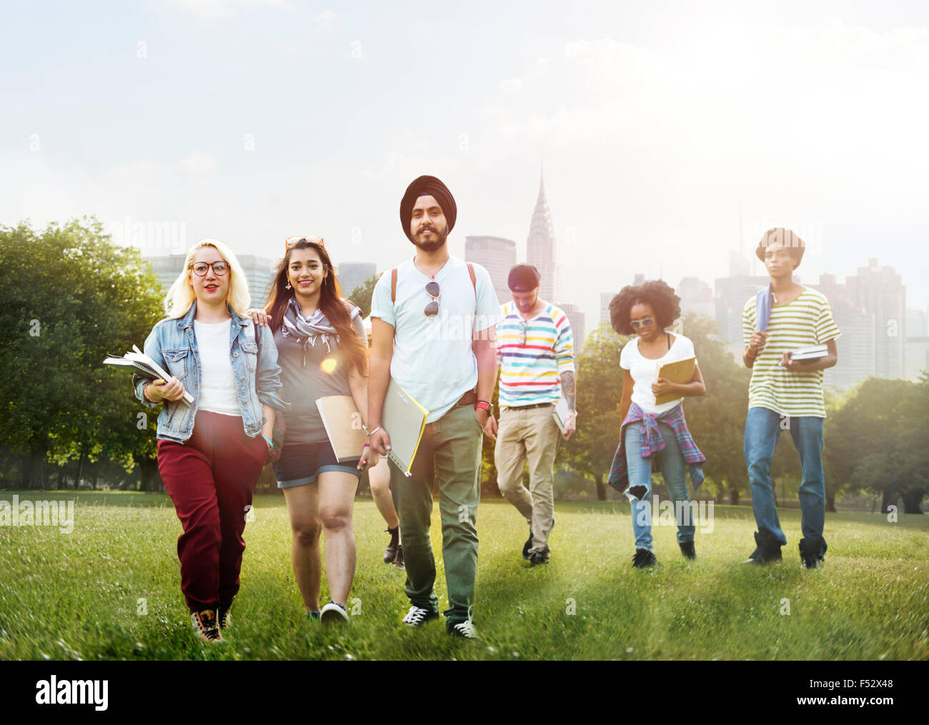 Diversity Teenagers Friends Friendship Team Concept Stock Photo - Alamy