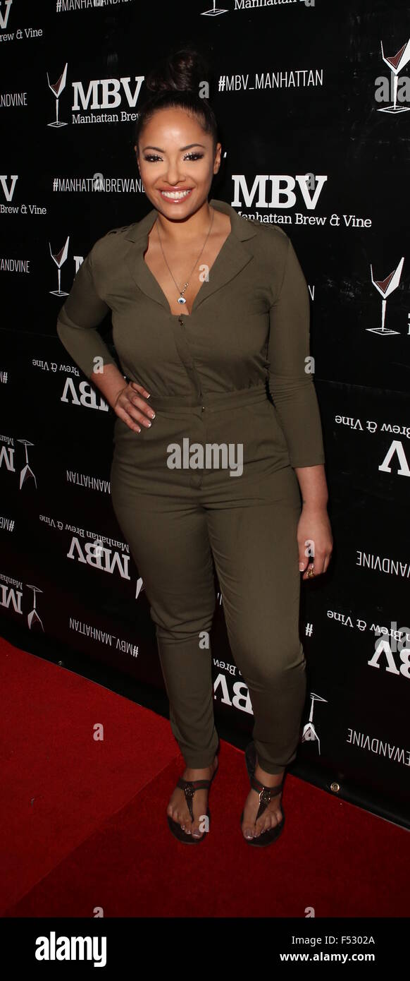 Grand opening of Manhattan Brew & Vine - Arrivals Featuring: Stephanie