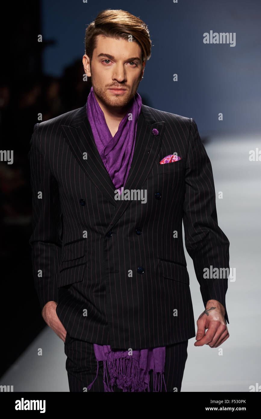 Model walking on the runway during FINEZZA – AU NOM DE L’HOMME show at ...