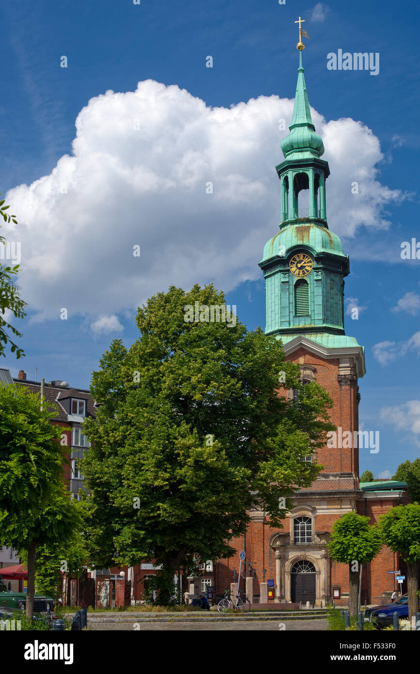 Europe, Germany, Hanseatic town, Hamburg, St. Georg Kirchhof Stock Photo