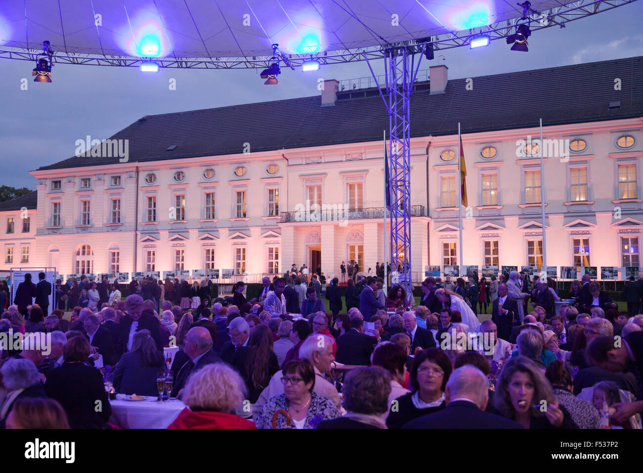 annual Citizens' Fest at Bellevue Palace, Berlin, Germany Stock Photo